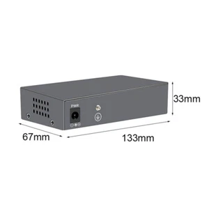 2.5gbps Ethernet Switch 4 Port 2500mbps Network Switcher 2 Port 10g Sfp+ Slot Ho - Photo 1/8