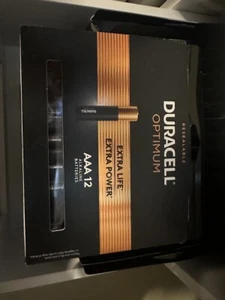 4 (12-Packs) Duracell Optimum AAA Alkaline Batteries, 48 batteries total - Picture 1 of 1