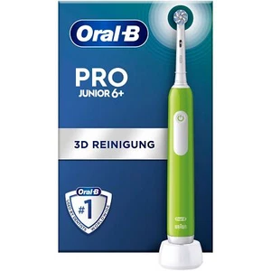 Oral B Electric Toothbrush Junior Pro 6 Plus Green with Timer Children - Picture 1 of 2