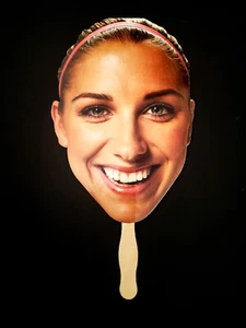 ALEX MORGAN USWNT U.S. Women's Soccer Large Head/Face Stick 2014 SGA Very RARE! - Picture 1 of 3