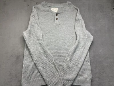 LUCKY BRAND MENS LONG SLEEVE 3 BUTTON HENLEY SHIRT SAND COLOR COTTON - Image 1 of 4