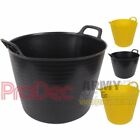 Prodec Flxible Tubs Large Capacity Flexi Rubber Storage Bucket Painters Builders