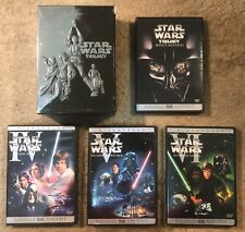 Star Wars Trilogy 4 5 6 (Dvd 2004, 4-Disc Set Widescreen Edition) Iv V Vi Bonus