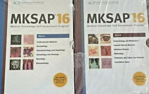 ACP MKSAP 16 Part A & B Medical Knowledge Self-Assessment Program - Picture 1 of 8