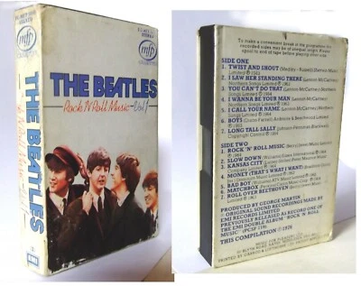 RARE BEATLES Rock 'N Roll Music Vol 1 cassette with G&L Fixed Card Outer Sleeve - Image 1 of 4