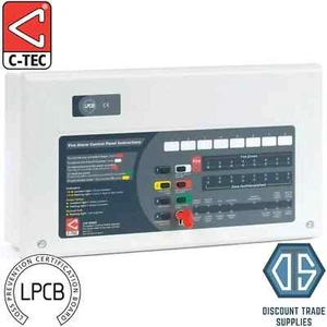 C-Tec CFP Standard 4 Zone Conventional Fire Alarm Panel CFP704-4 - Picture 1 of 1