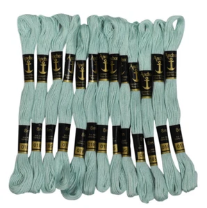 Hilos de anclaje hilo de algodón varado verde mar hilo hilo hilo hilo hilo hilo hilo hilo hilo, 25 pieles - Imagen 1 de 6