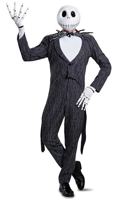 The Nightmare Before Christmas Jack Skellington Prestige Adult Costume - Image 1 of 2