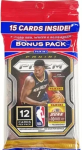 2020-2021 Panini Prizm NBA Basketball 15-Card Cello Fat Bonus Pack Sealed New - Picture 1 of 1