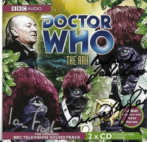 Dr Who, The Ark, (CD COVER ONLY) signed Jackie Lane, Ian Frost & Terrence Bayler - Picture 1 of 1