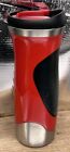 Red Tumbler Heavy Duty. Black Silicone Grip Quick Draw Lid. Same Brand As Bubba