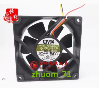 1PC AVC P8025B24U 8025 24V 0.23A 8CM Inverter industrial computer cooling fan - Image 1 of 2