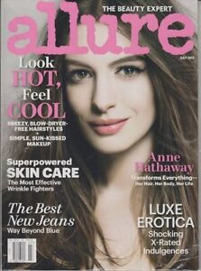 Allure July 2012 Anne Hathaway Transforms Everything  (Magazine: Women's,  Beaut