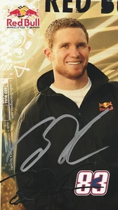 2008 BRIAN VICKERS autographed RED BULL PHOTO POSTCARD - Picture 1 of 2