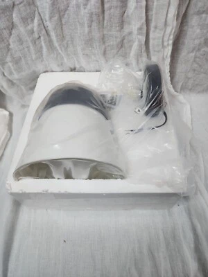 Pottery Barn Jenson Milk Glass Wall Sconce Weathered Bronze Lighting Fixture OB - Image 1 of 4