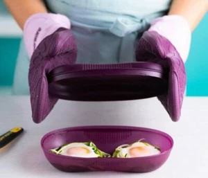 Tupperware Microwave Breakfast Maker w Inserts Omelets 2 Eggs 2 Minutes and More - Picture 1 of 8