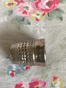Antique Decorative Silver ??? Thimble - Picture 1 of 3