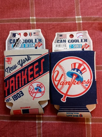 New York Yankees 12oz Two Sided Bottle Cooler Koozie  MLB Cover