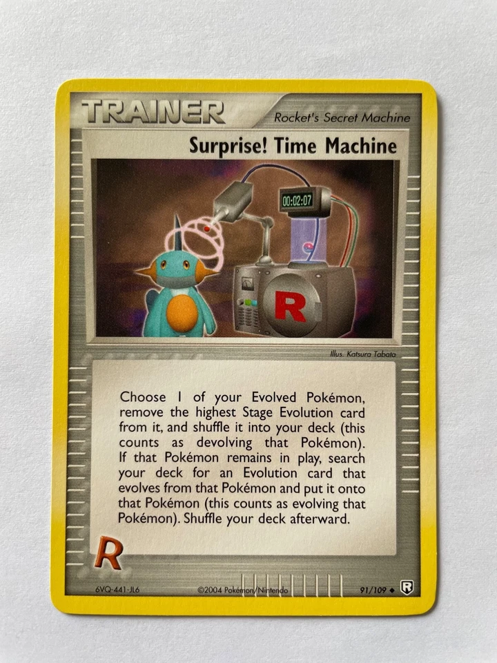 Pokemon Trainer Surprise! Time Machine Card - 91/109 - Image 1 of 1