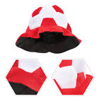 Game Hat Soccer Shaped Decorative Delicate Lovely Soccer Hat Outdoor Party