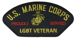 Patch veterano USMC LGBT orgogliosamente servita - azienda di proprietà di veterani - Foto 1 di 1