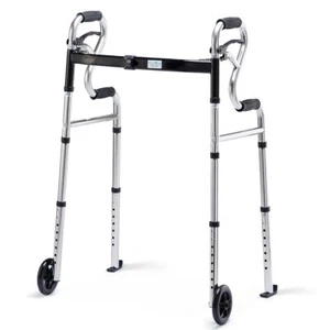 Walkers for Seniors with 5” Front Wheels by Health Line Massage Products, Width - Picture 1 of 7