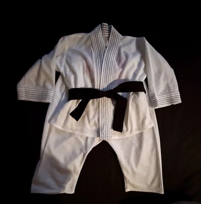 Children’s White Karate Costume Pajamas 4T Halloween - Image 1 of 4