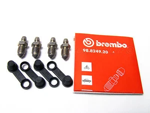 2x Sets Genuine Brembo Caliper Bleed Nipples Screws Caps for Ford Focus RS MK3 - Picture 1 of 1