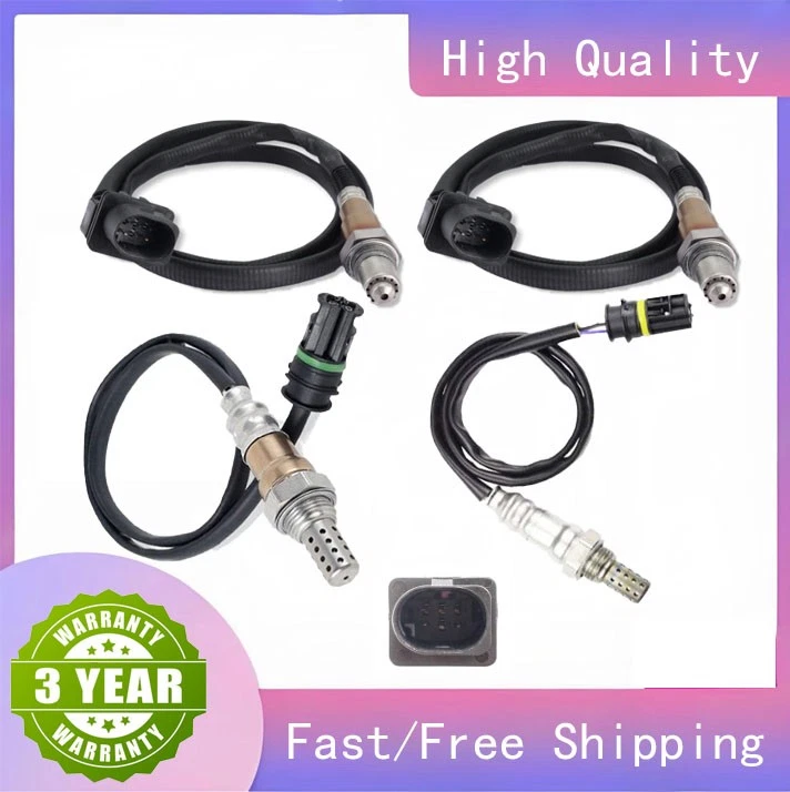 4x Sensor de oxígeno aguas arriba + abajo para BMW 135I 2008 2009 2010 3,0 L L L6 turboalimentado Foto 1 de 4