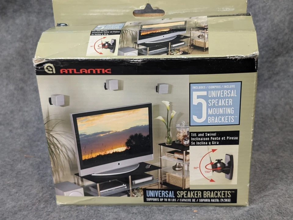 Atlantic Universal Speaker Mounting Brackets 4 of These