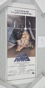 ORIGINAL 1977 STAR WARS MOVIE POSTER INSERT ROLLED GAU IN GREAT CONDITION 14X36 - Picture 1 of 4