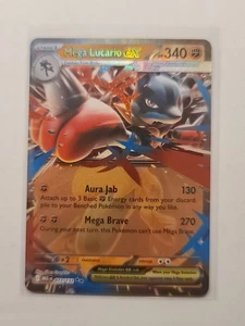 Pokemon Mega Evolution Mega Lucario EX 77/132 Doble Raro - Imagen 1 de 2