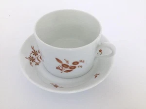 Juego de tazas y platillos Richard Ginori porcelana italiana 13 cm/8 cm usados - Imagen 1 de 4