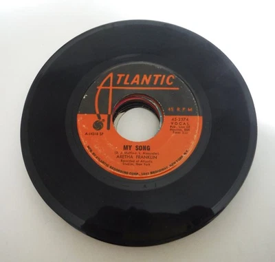 45- Aretha Franklin -  My Song & See Saw  - Atlantic 2574 - Image 1 of 2