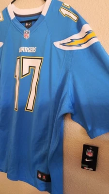 Nike NFL LA Chargers Philip Rivers #17 On Field Jersey Men’s XXL NWT Light Blue - Image 1 of 4