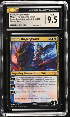 SIVITRI, DRAGON MASTER Dominaria United Mythic CGC 9.5 MTG - Image 1 of 2