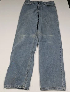 Vintage 90s Y2K Levis 550 Jeans Mens 36x34.7 Actual Light Wash Relaxed Fit Denim - Picture 1 of 13