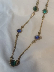 Lange goldene Schmuckkette Halskette - Bild 1 von 8