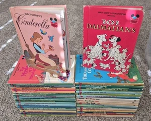 Walt Disney's Wonderful World Of Reading Lot Of 48 Hardcover Books 70s 80s - Picture 1 of 8