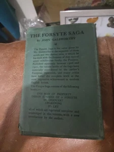 Vintage: THE FORSYTE SAGA by JOHN GALSWORTHY, William Heinemann 1930 VGC - Picture 1 of 10