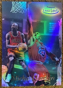 CARTOLINA MICHAEL JORDAN 1998-99 TOPPS GOLD LABEL BLACK LABEL SP NBA #GL1 LEGGERE DESCRIZIONE - Foto 1 di 17