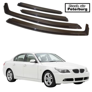 for BMW 5 Series E60 525I 2003-2010 IN-CHANNEL WIND DEFLECTOR 4PCS - Picture 1 of 8