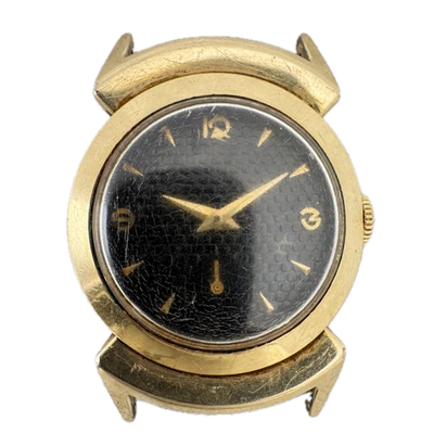 Vintage 27.5mm Elgin 4814 Black Knight 21 Jewel Men's Wristwatch 680 USA 14k GF - Image 1 of 4