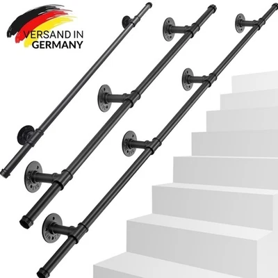 100cm-300cm Handlauf Treppengeländer Geländer Wandhandlauf Wasserrohr Handlauf - Bild 1 von 4