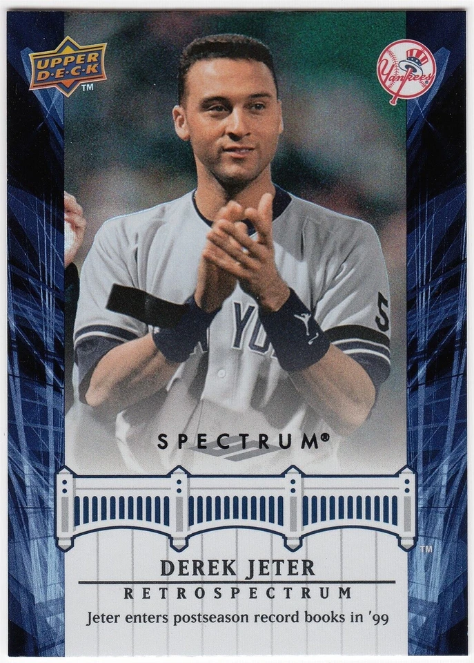 2008 Upper Deck Spectrum Retrospectrum DEREK JETER #DJ40 New York Yankees UD - Image 1 of 1