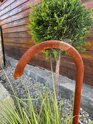 Brunnen-Einlauf  in Rostoptik 20mm, Wasserspeier,Wasserhahn,Auslauf, - Bild 1 von 4