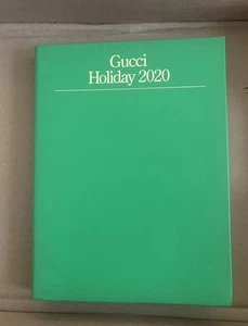 New Gucci Holiday 2020 Green Address Book Catalog Fashion Look Book Christmas - Picture 1 of 6