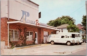 c1950s MEMPHIS, Tennessee Advertising Postcard PEACOCK RUG CLEANERS Vance Ave. - Bild 1 von 2