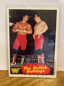 1985 OPC O-Pee-Chee WWF Pro Wrestling Series 2 #6 The British Bulldogs Rookie RC - Picture 1 of 2