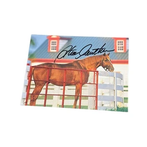 Steve Cauthen Signed 4x6 Postcard Photo! Triple Crown Winning Jockey on Affirmed - Picture 1 of 2